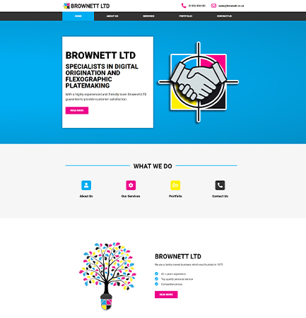 Brownett LTD website by cads web design Swadlincote, Burton on Trent and Ashby de la Zouch