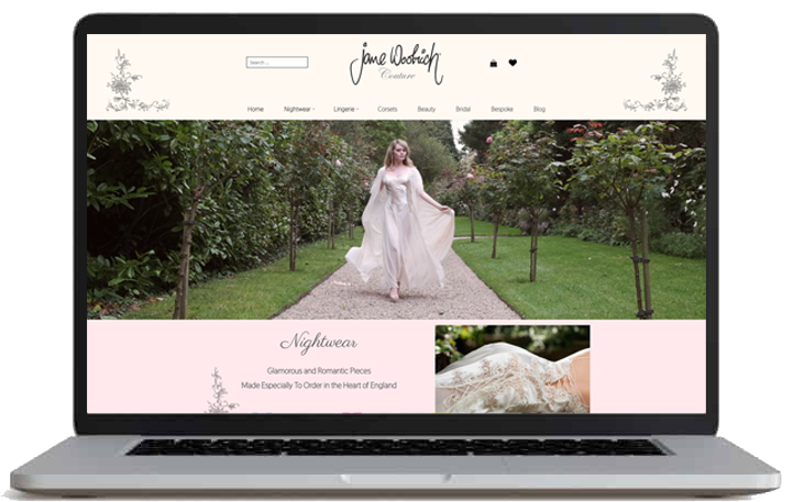 Jane Woolrich website by CADS Web Design in Swadlincote