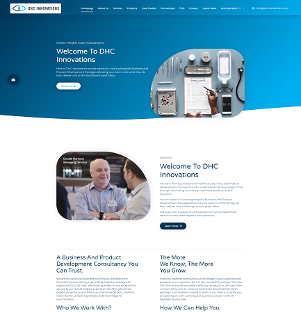 DHC Innovations Ltd professional Healthcare Business and Product Development Consultancy