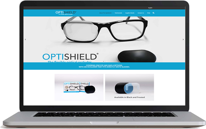 flexible optical occluder developed for covering one eye