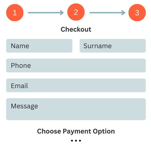 checkout form